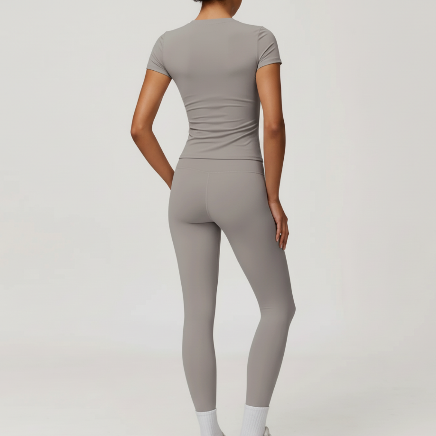 Sculpt Leggings Set - Frost Grey