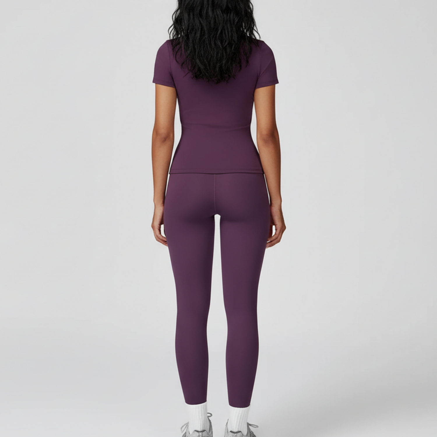 Sculpt Leggings Set - Midnight Plum