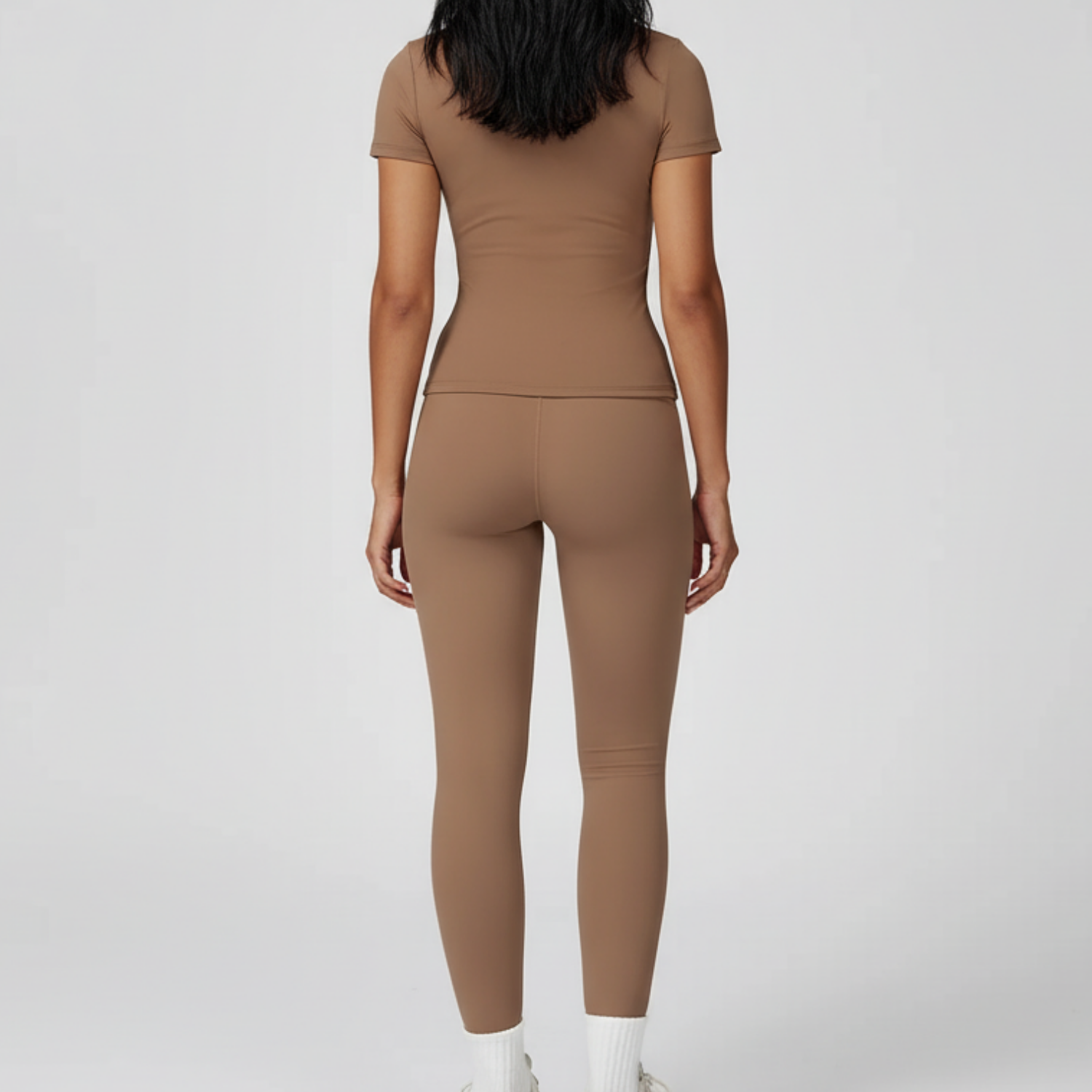 Sculpt Leggings Set - Mocha Brown