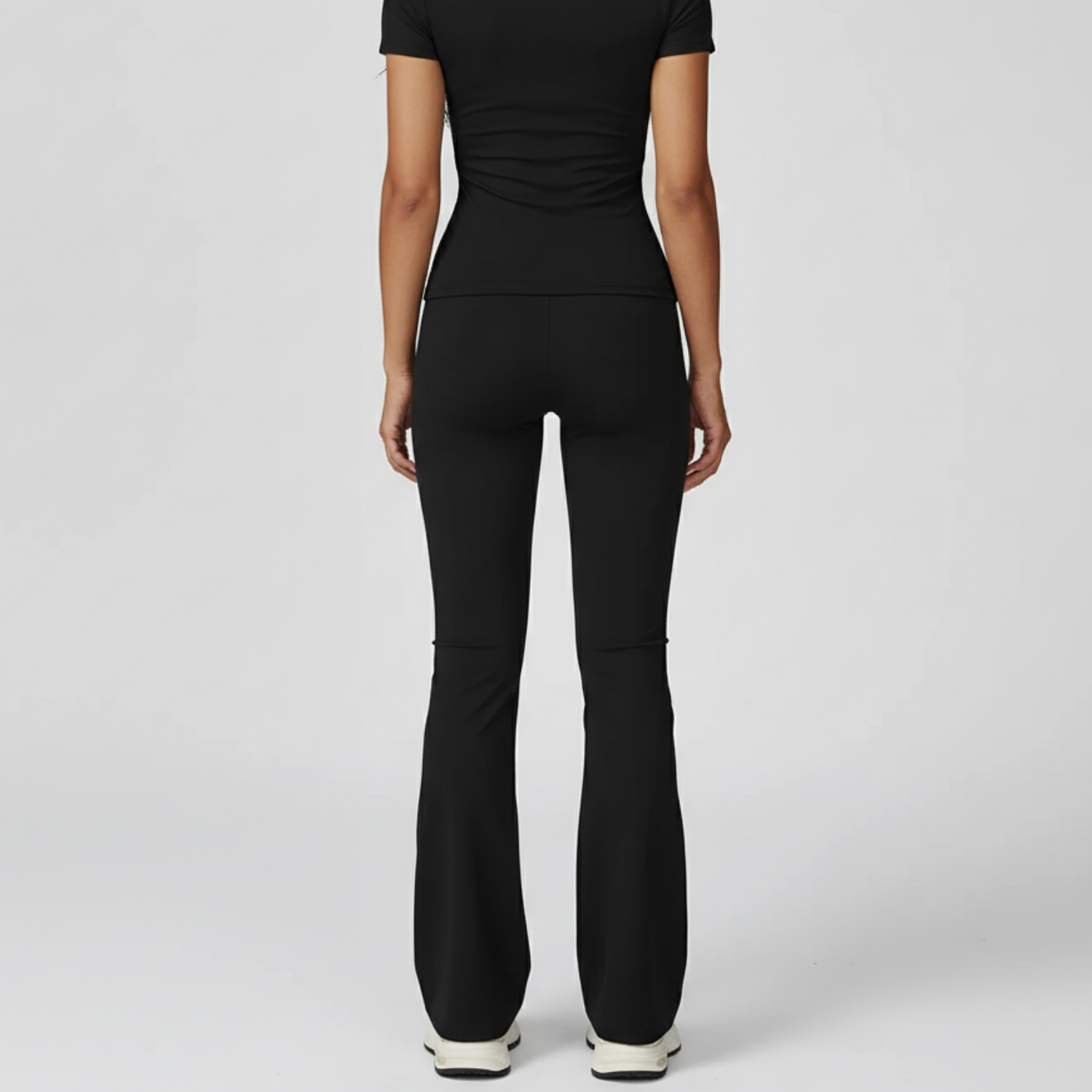 Sculpt Flared Leggings Set - Black