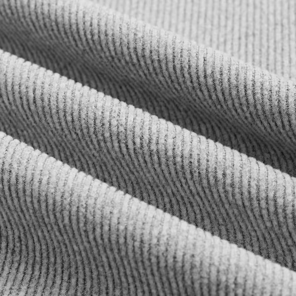 Ribbed Knitted Set - Grey