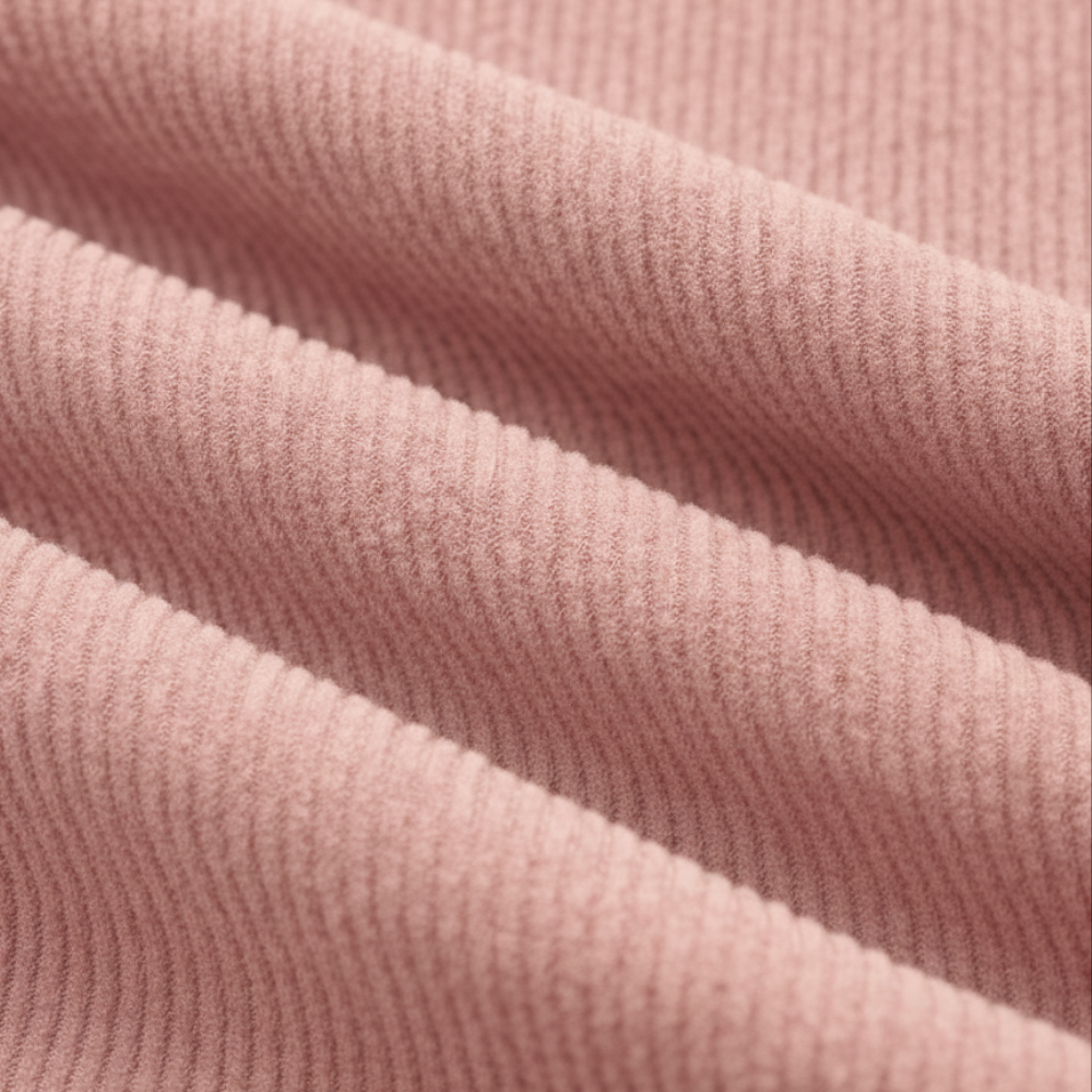 Ribbed Knitted Set - Pink