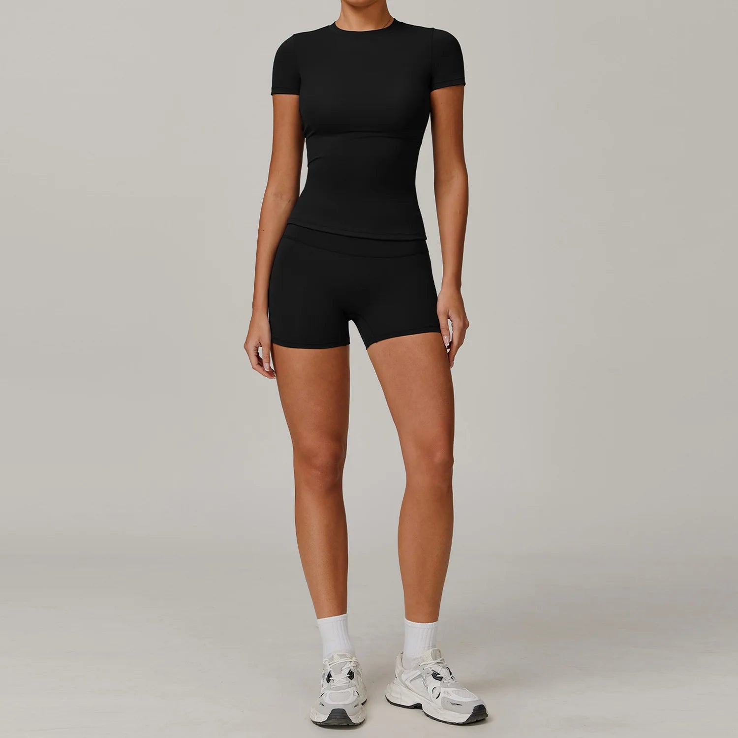 Sculpt Shorts Set - Black